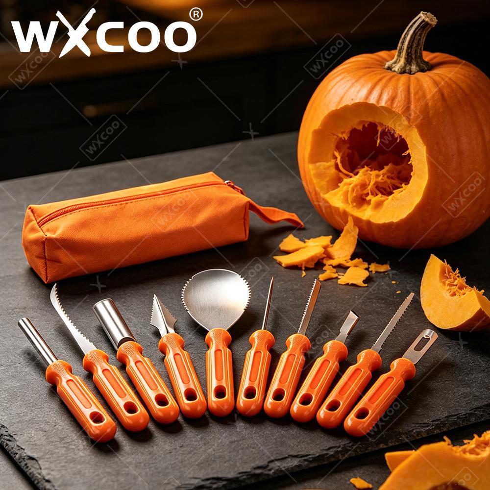 Pumpkin Lantern Halloween - ハロウィン パンプキン カービング カッター ツールセット 彫刻用ランタン
