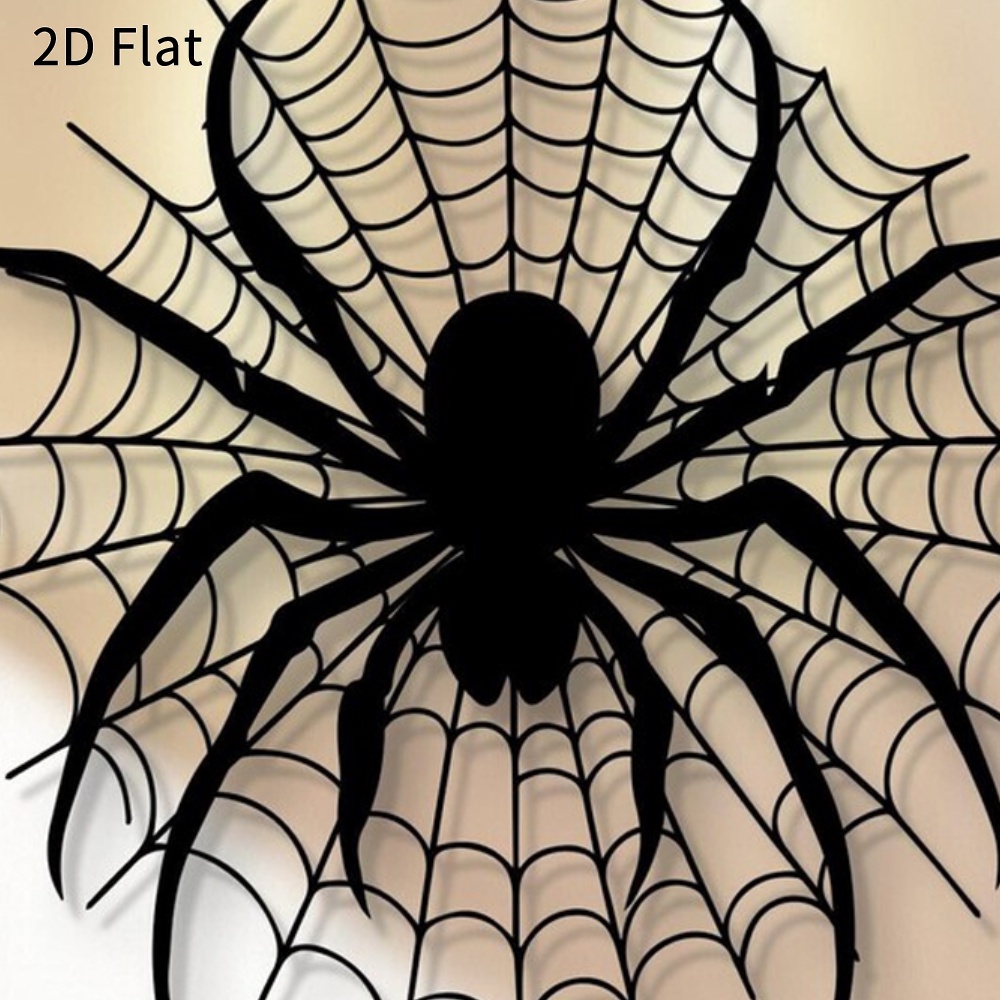 HELLOYOUNG ハロウィーンの不気味な蜘蛛の壁飾り、2 - Spider Web Halloween Decoration のレビューと価格