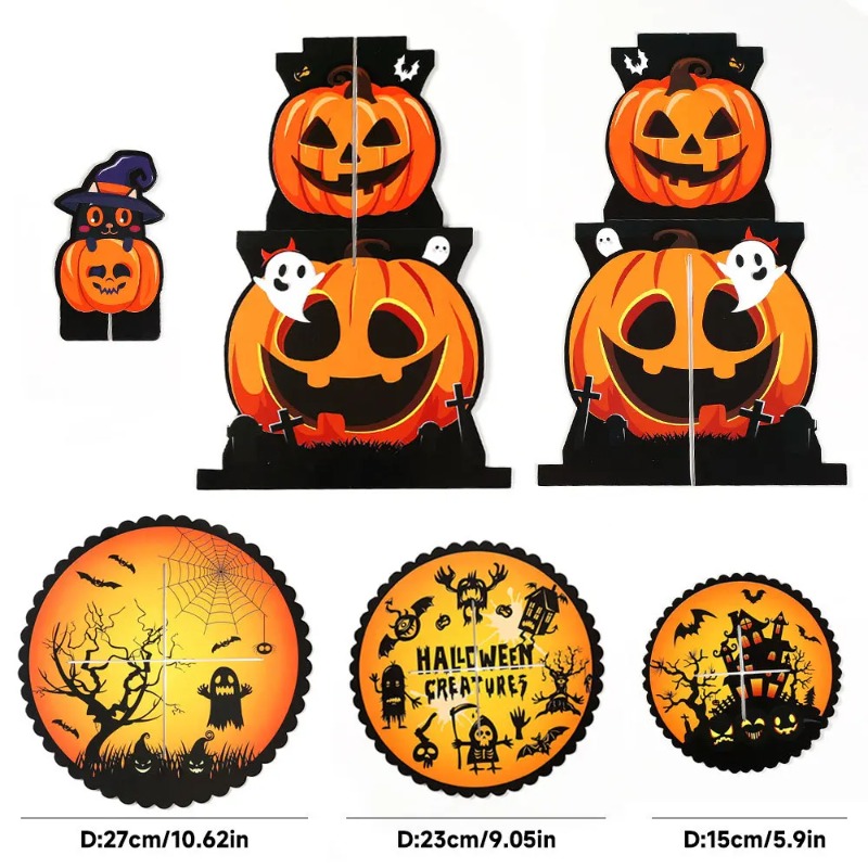 1-4個入り 3段スパイダーウェブデザートスタンド ハロウィ - Spider Web Halloween Decoration のレビューと価格