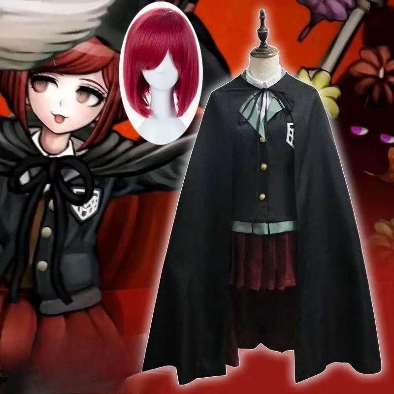 アニメダンガンロンパマジシャン夢野卑弥呼女子学生服ハロウィン - Halloween Costume Kids のレビューと価格