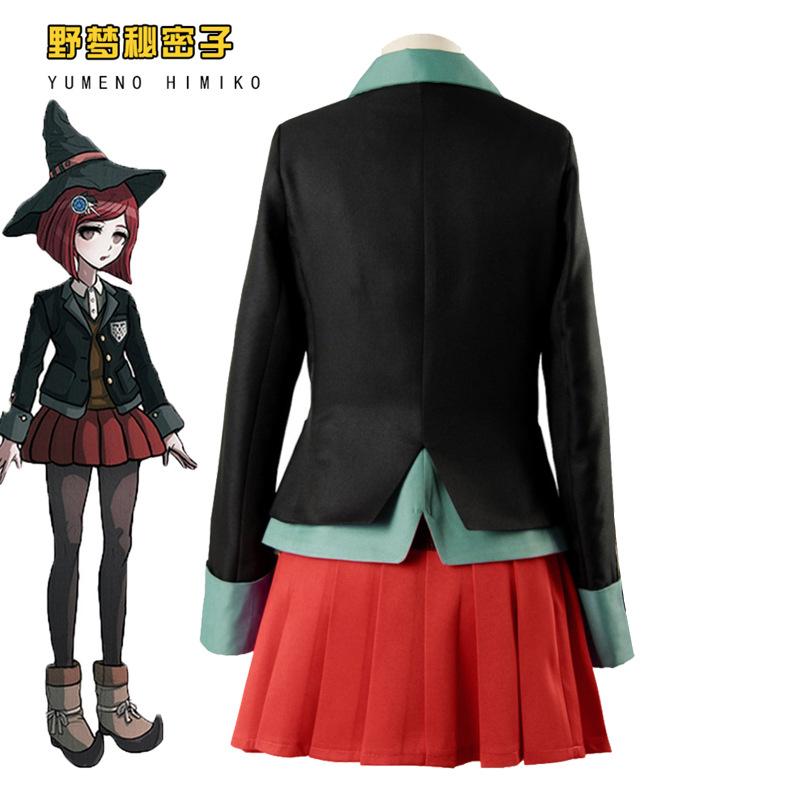アニメダンガンロンパマジシャン夢野卑弥呼女子学生服ハロウィン - Halloween Costume Kids のレビューと価格