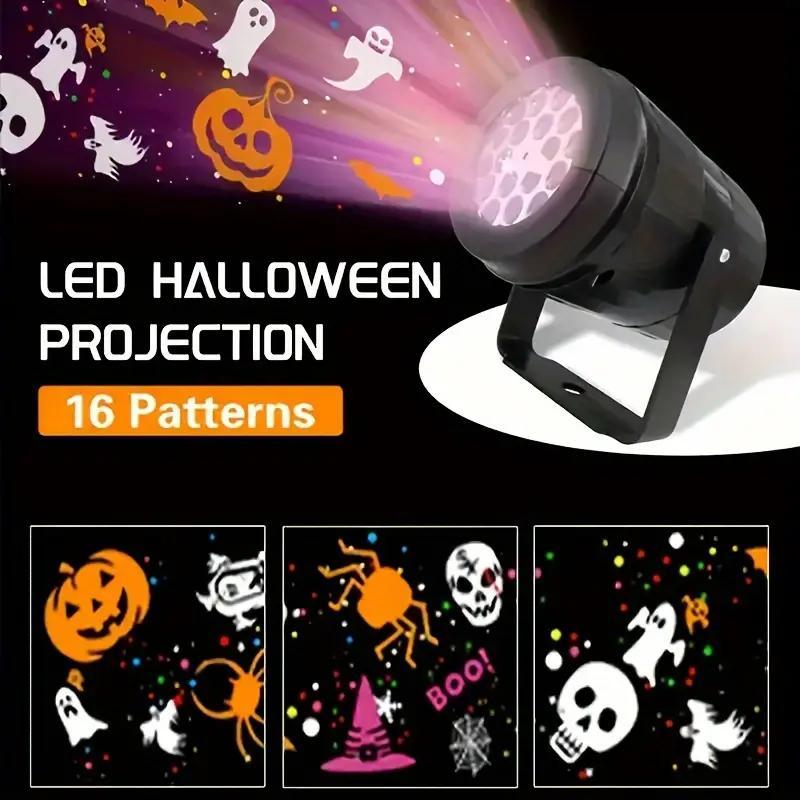 ハロウィン LED プロジェクターライト屋外クリスマス庭の装 - Pumpkin Lantern Halloween のレビューと価格