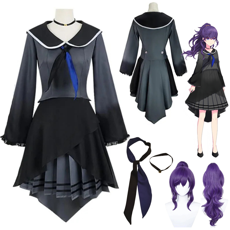 プロジェクトセカイゲーム朝比奈まふゆアニメコスプレ衣装制服ウ - Halloween Costume Kids のレビューと価格