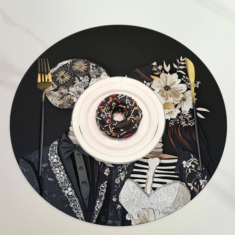 VIKAMA レトロフラワーウェディングスケルトンカップルミ - Halloween Skeleton Decoration のレビューと価格