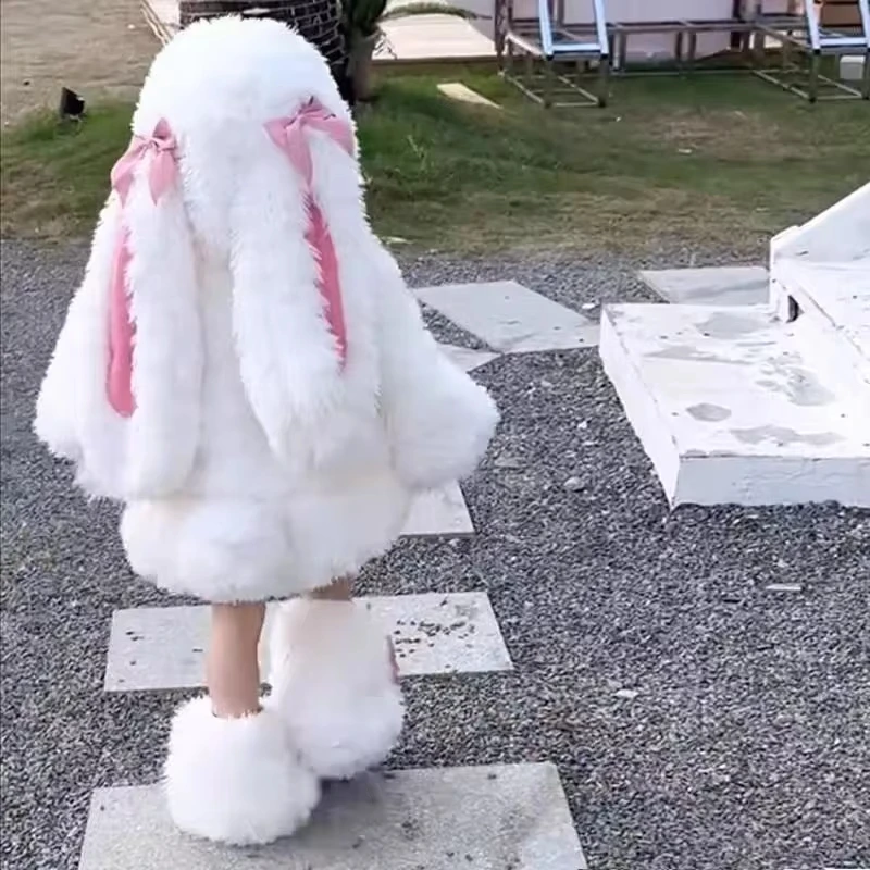 女の子の素敵な漫画ぬいぐるみウサギのコスプレ衣装かわいい子供 - Halloween Costume Kids のレビューと価格